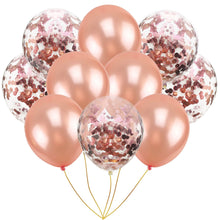 Load image into Gallery viewer, 10pcs/pack Inflatable Ball Toy 10 inch Birthday Wedding Pink Rose Gold Balloon Toy Inflatable Cartoon Hat Children Party Toy Hat